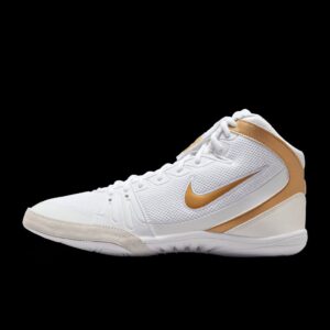 NIKE FREEK WHITE-GOLD WRESTLING SHOES