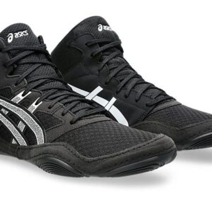 ASICS SNAPDOWN 4 WIDE BLACK/WHITE WRESTLING SHOES