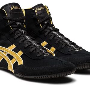 ASICS DAN GABLE EVO 3 BLACK/RICH GOLD WRESTLING SHOES