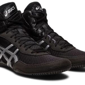 ASICS MATCONTROL 3 BLACK/PURE SILVER WRESTLING SHOES