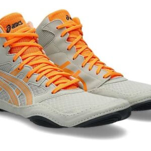 ASICS SNAPDOWN 4 LAKE-GREY/ORANGE-POP WRESTLING SHOES