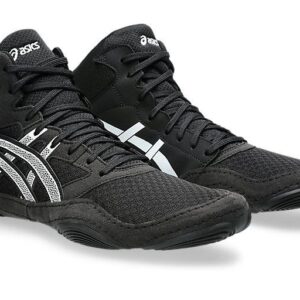ASICS SNAPDOWN 4 BLACK/WHITE WRESTLING SHOES
