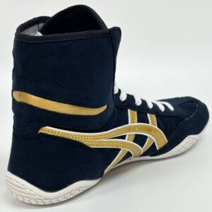 ASICS EX-EO 106-NAVY/GOLD WRESTLING SHOES